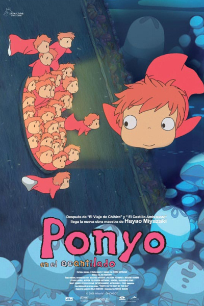 Portada de Ponyo en el acantilado